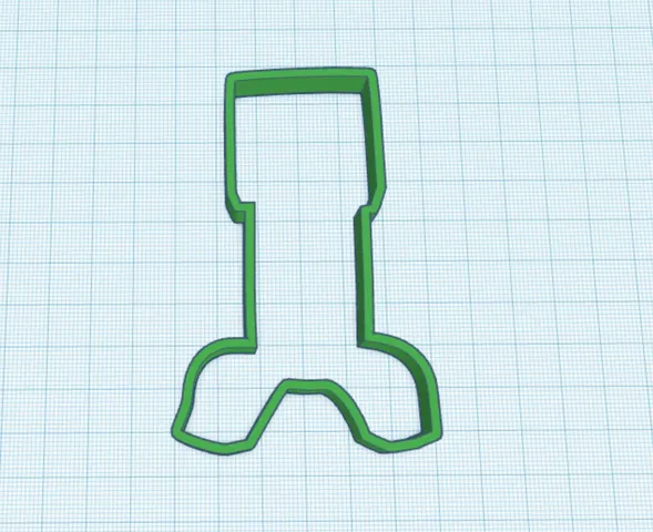 Creeper Cookie Cutter