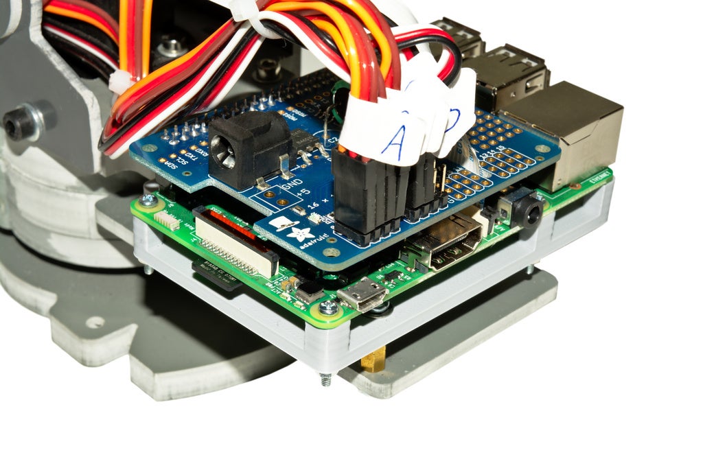 Arduino to Raspberry Pi Adapter for Robotic Arm