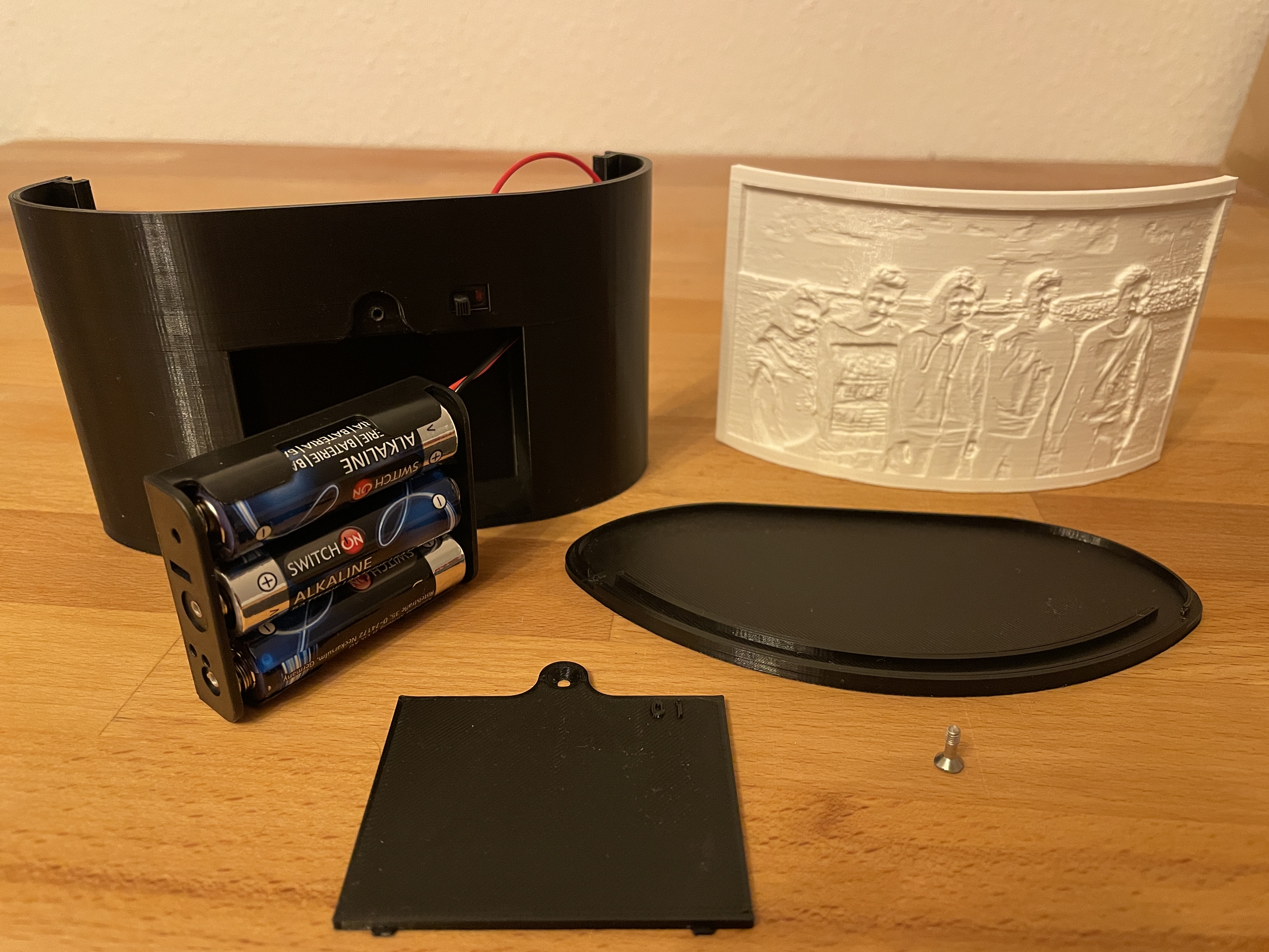 Miniatura 2 do modelo 3D Lithophane Box (battery-powerd)