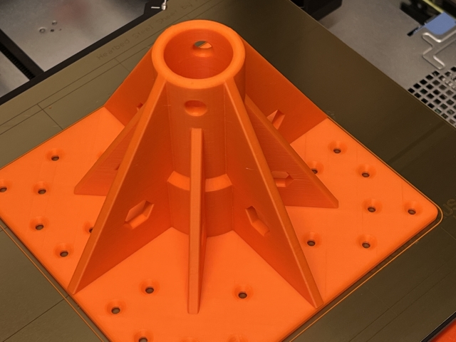 Antenna mast holder