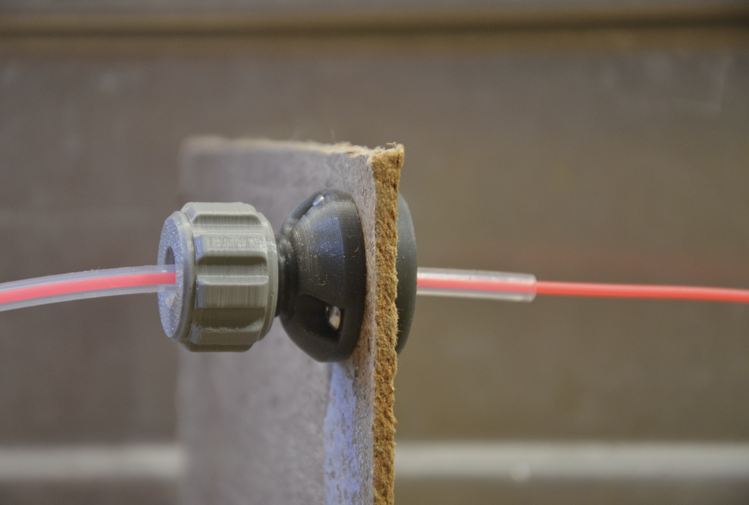 PTFE tube passtrough