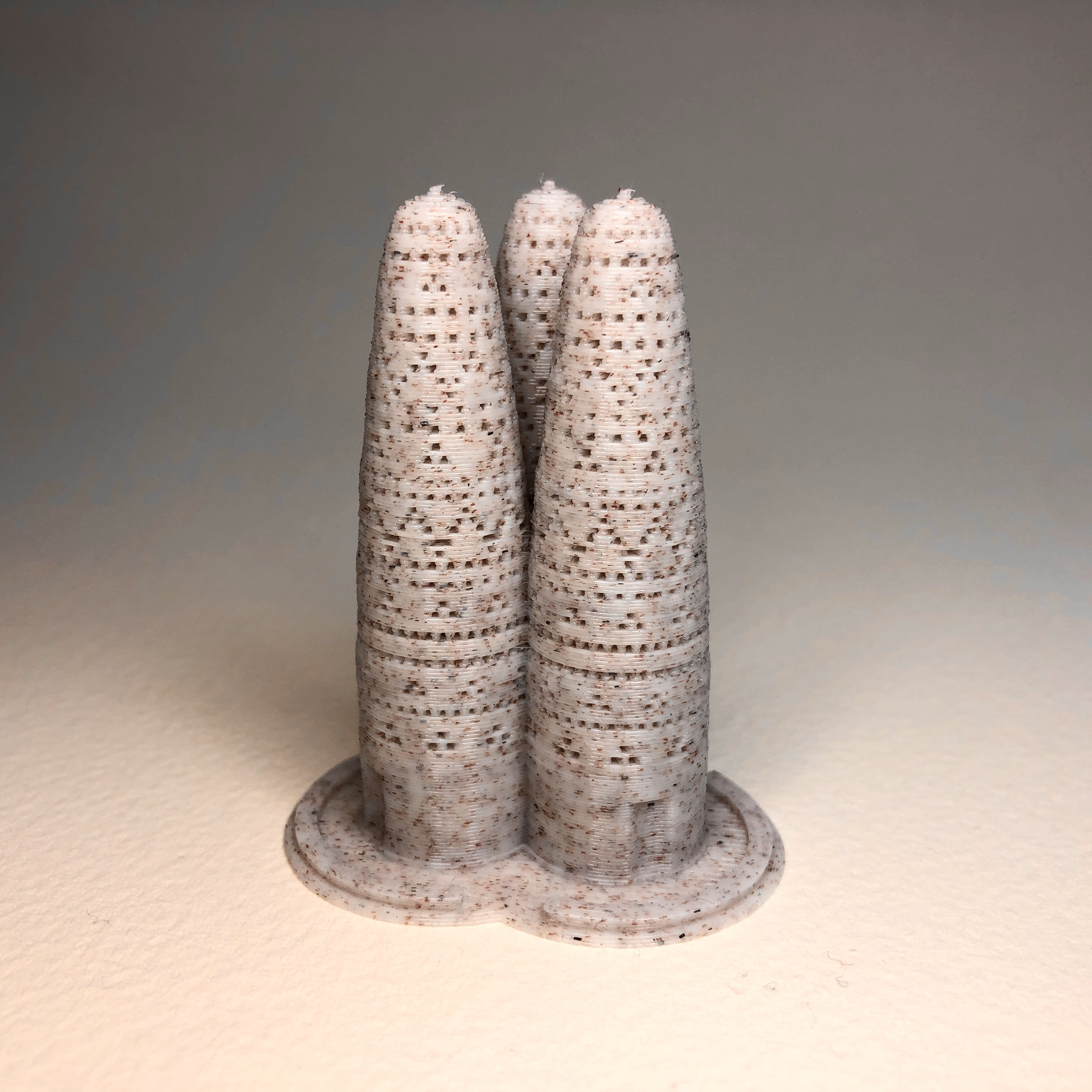 Katara Pigeon Towers - Doha , Qatar by MiniWorld3D | Download free STL ...