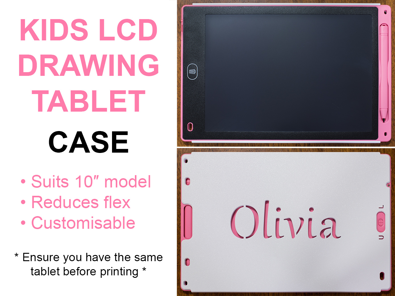 Kids 10″ LCD Drawing Tablet Case