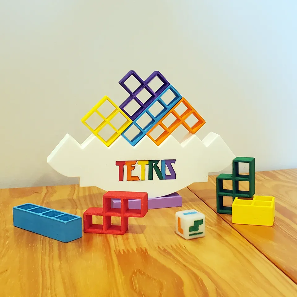 Tetris Printable Game Pieces for Travel