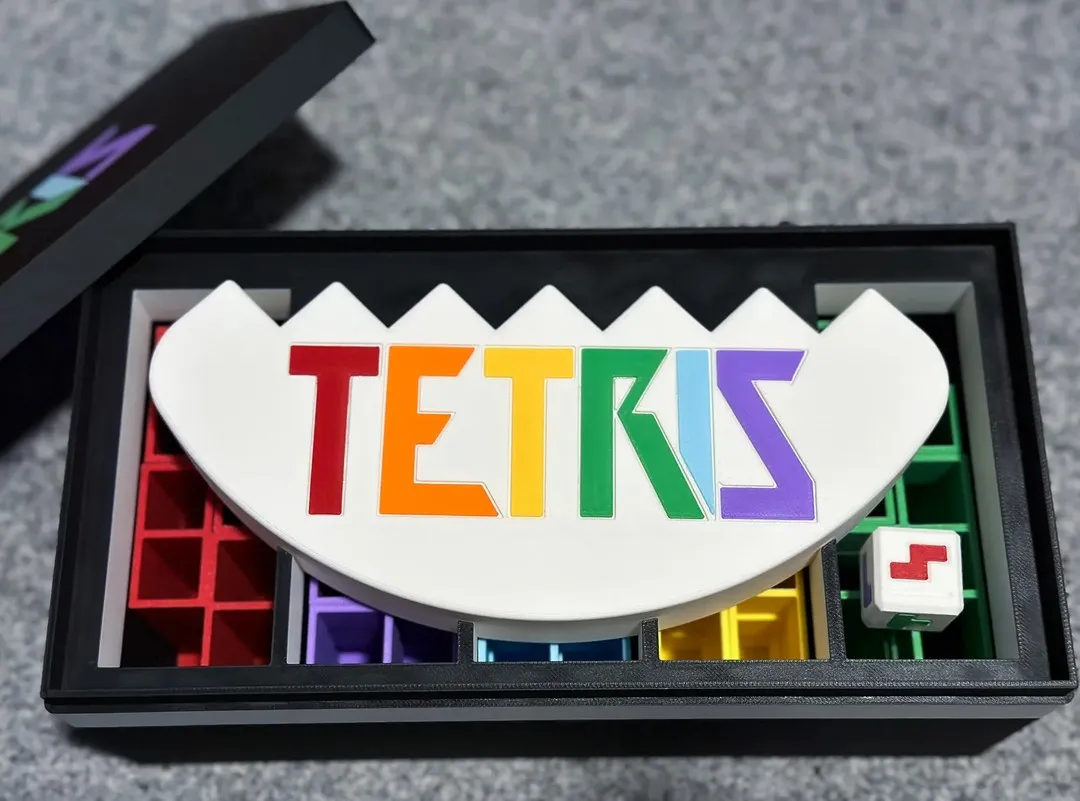 Tetris Printable Game Pieces for Travel