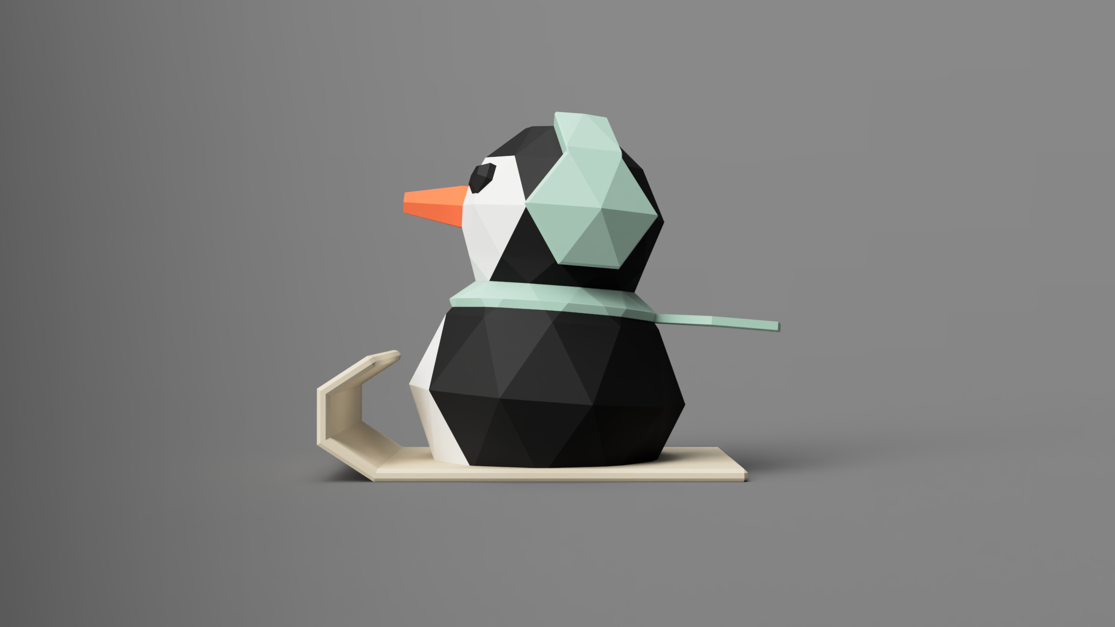 Miniatura 3 do modelo 3D Penguin 05 (SC)