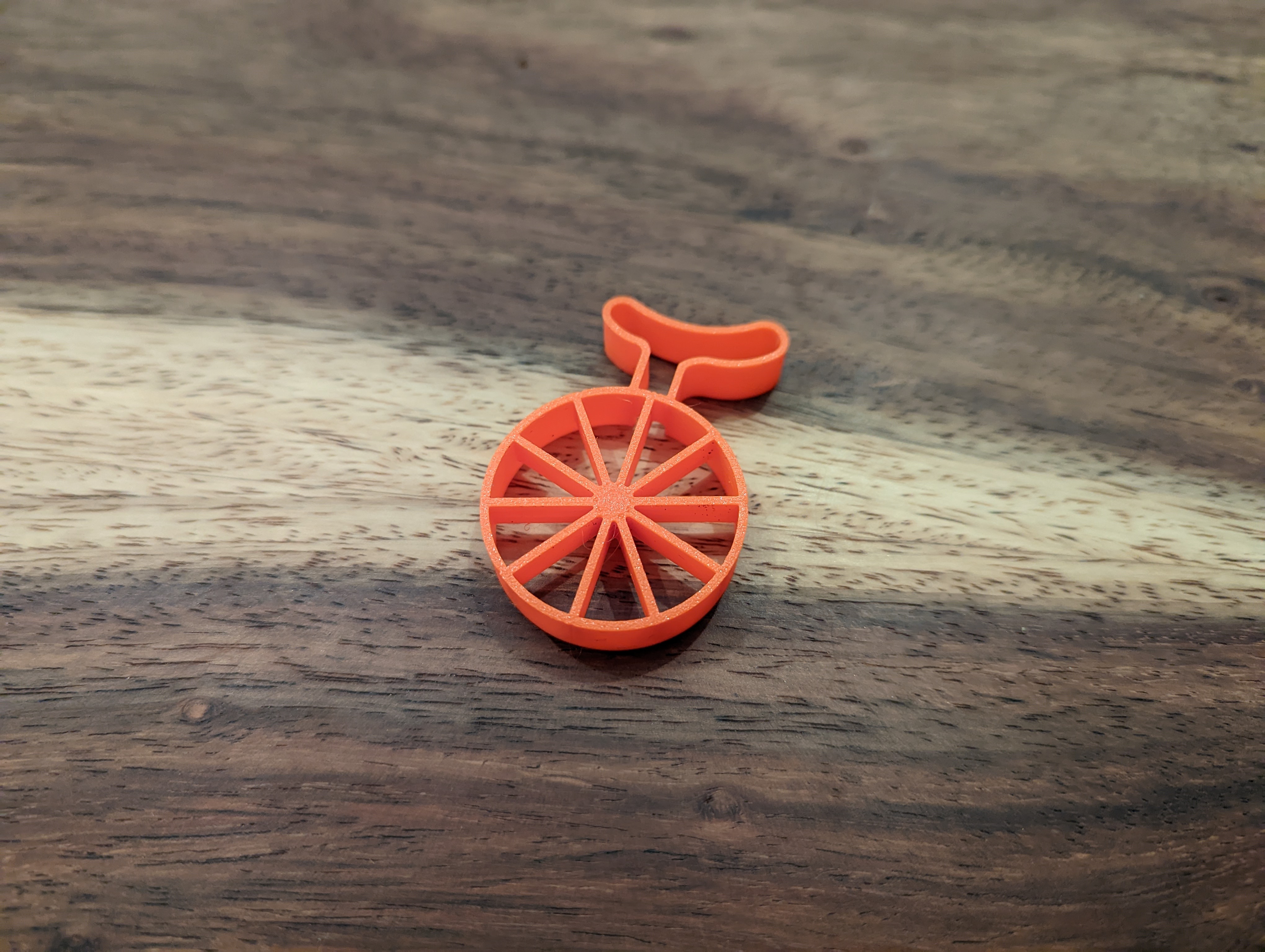 Unicycle cookie cutter