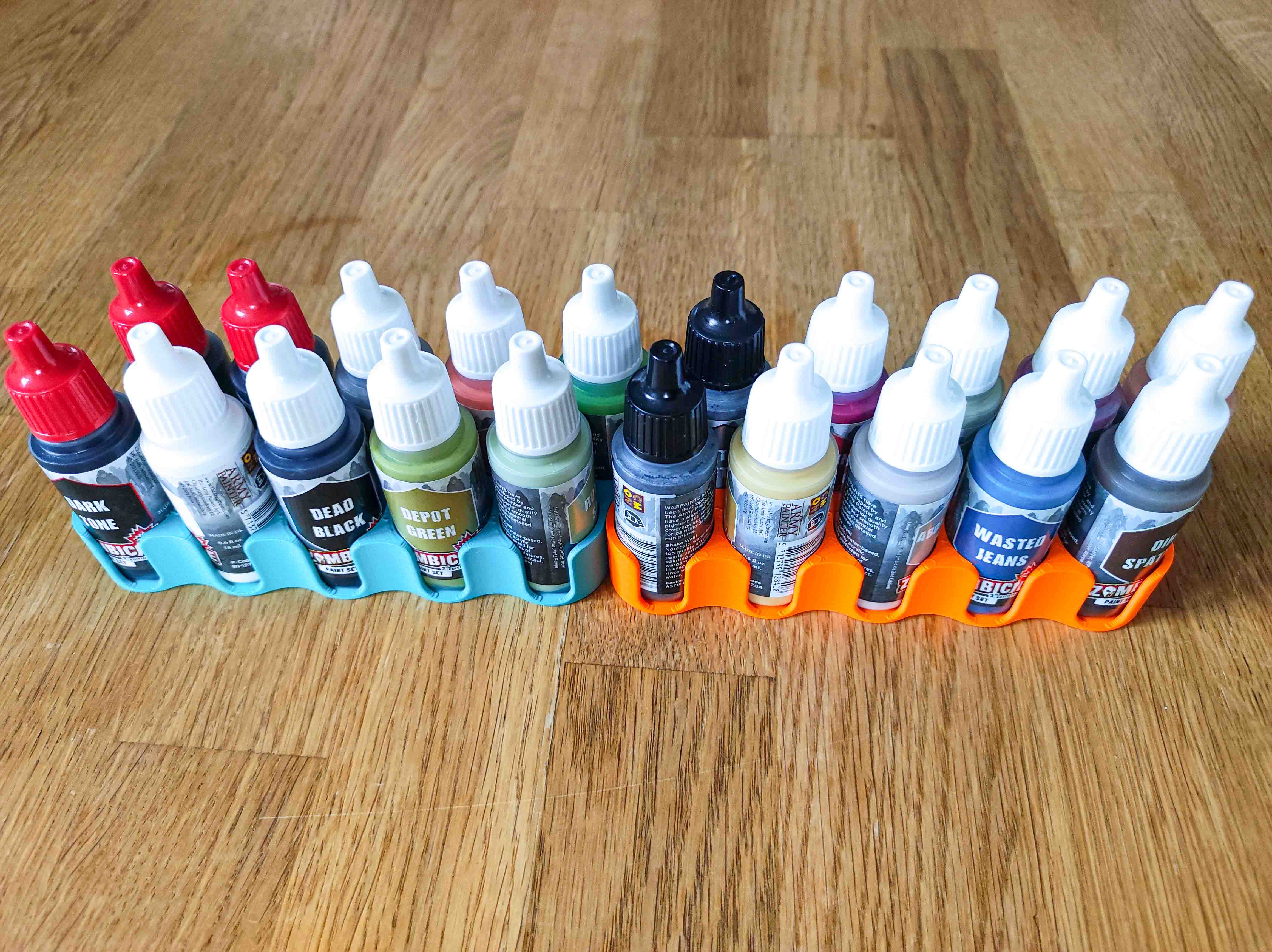 Paint Rack for 10 Army Painter and Vallejo Acrylics by Ander Download free STL model