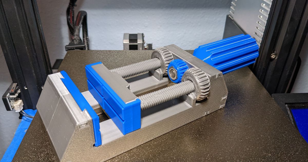 Machine vise with improved parts by UnoriginalElephant | Download free ...