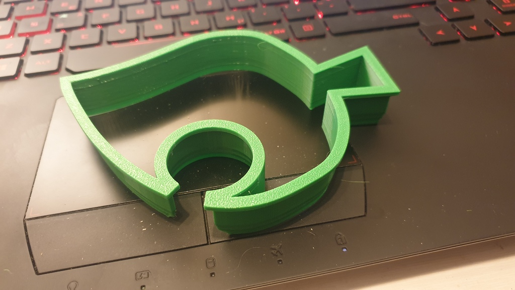 Animal Crossings Leaf cookie cutter