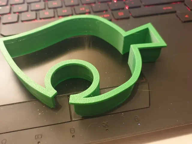 Animal Crossings Leaf cookie cutter