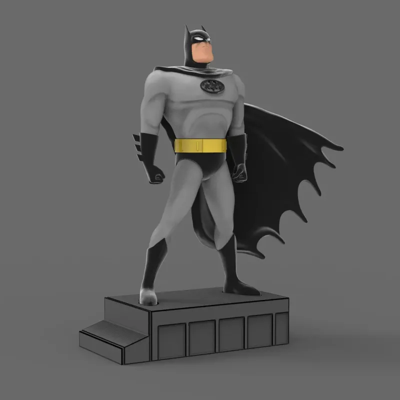 Batman Animated Series figure by Fotis Mint | Download free STL model |  