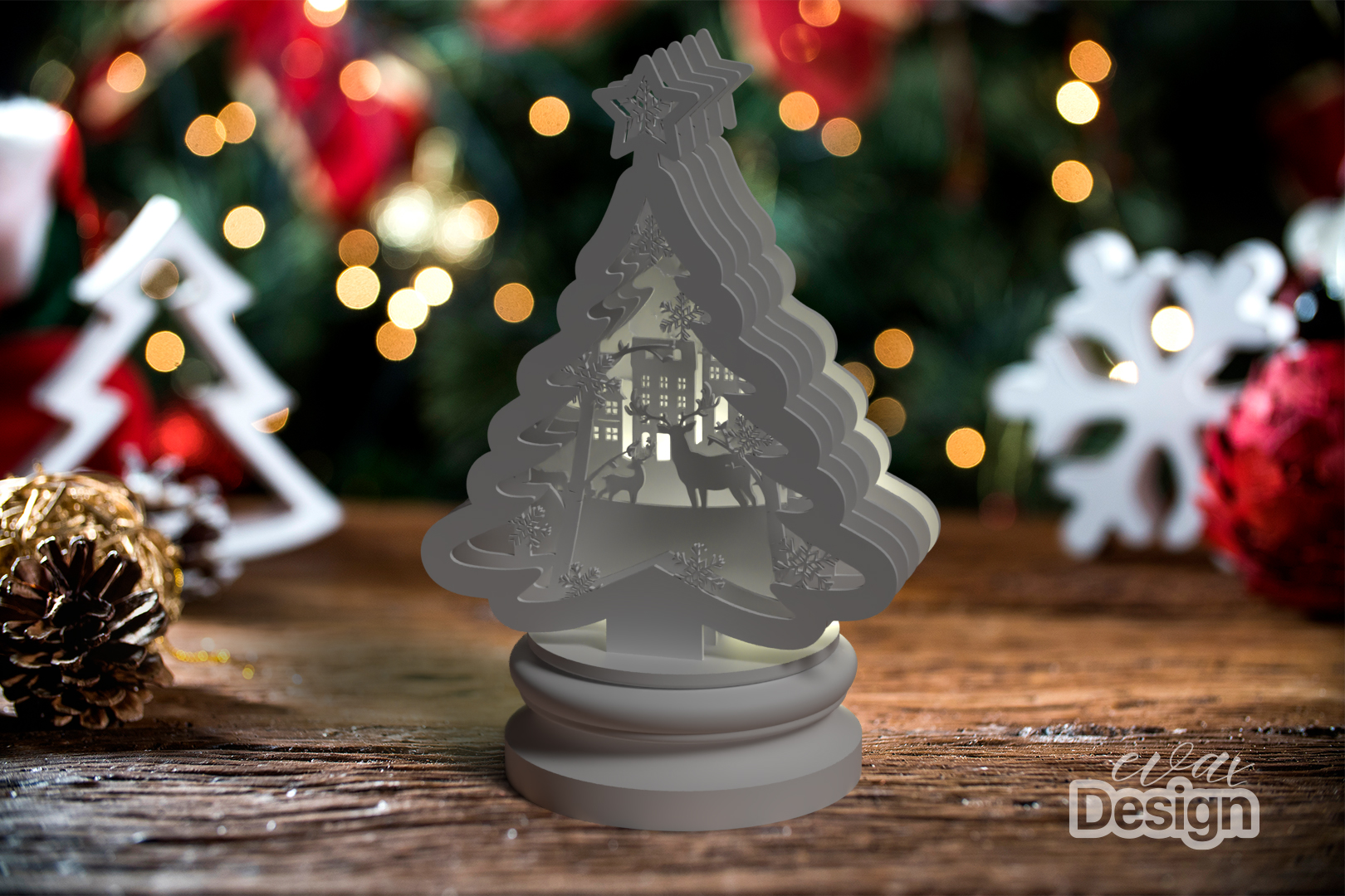 Christmas tree autorstwa evax design | Pobierz darmowy model STL ...