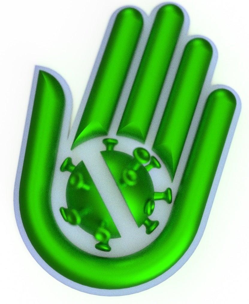 Covid inmunity symbol