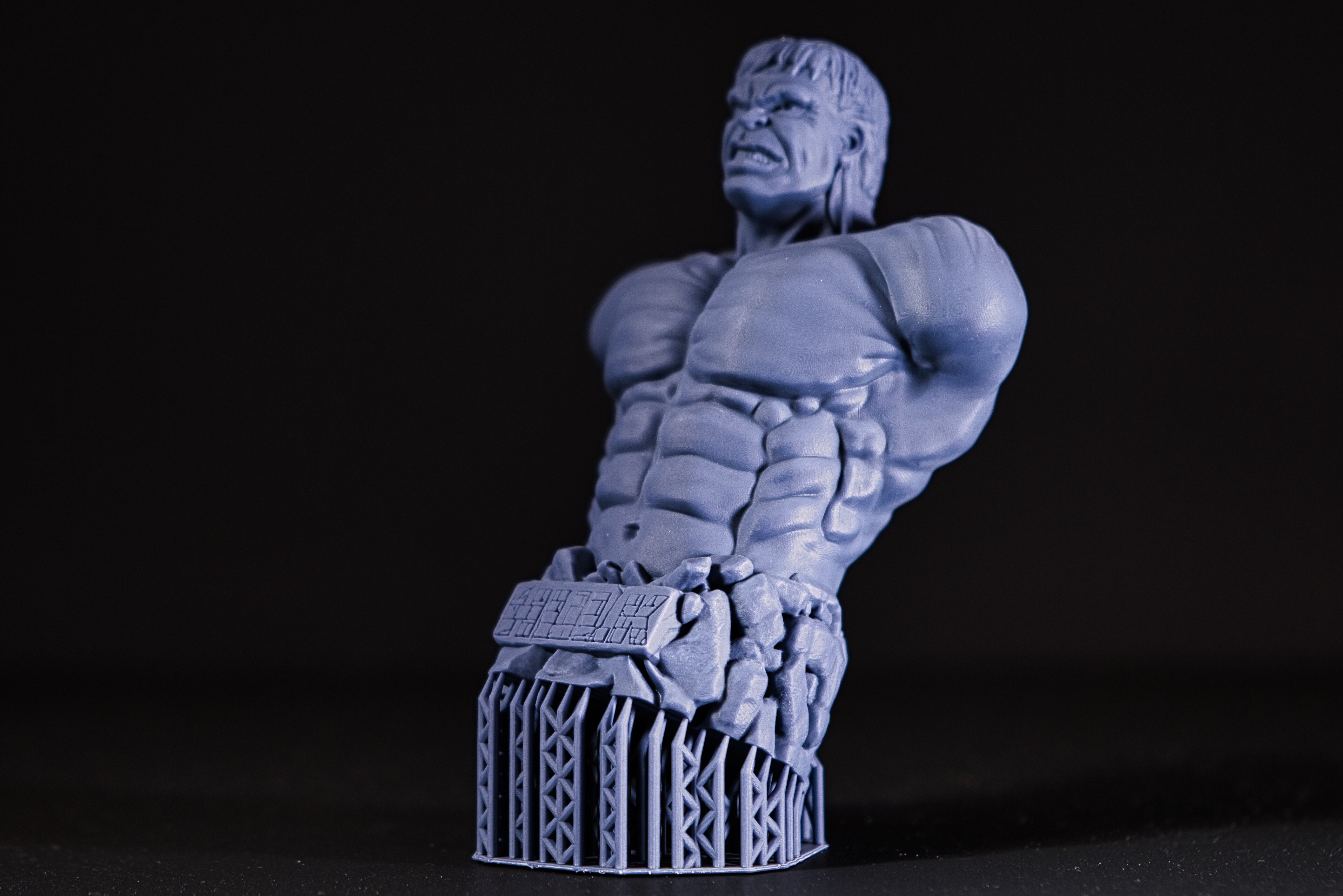 Miniatura 2 do modelo 3D The Hulk bust