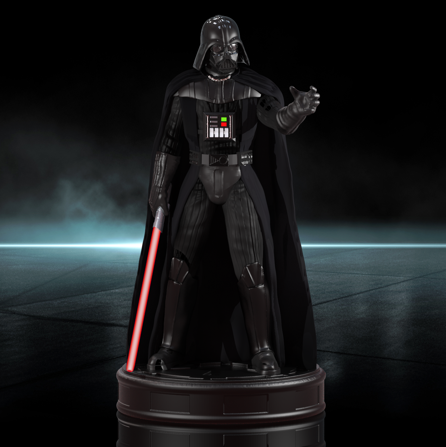 Miniatura 2 do modelo 3D Darth Vader Figure