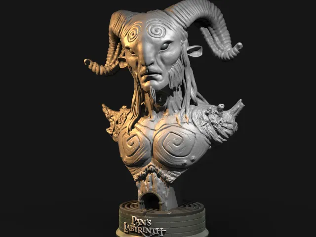 The Faun bust - Pans Labyrinth