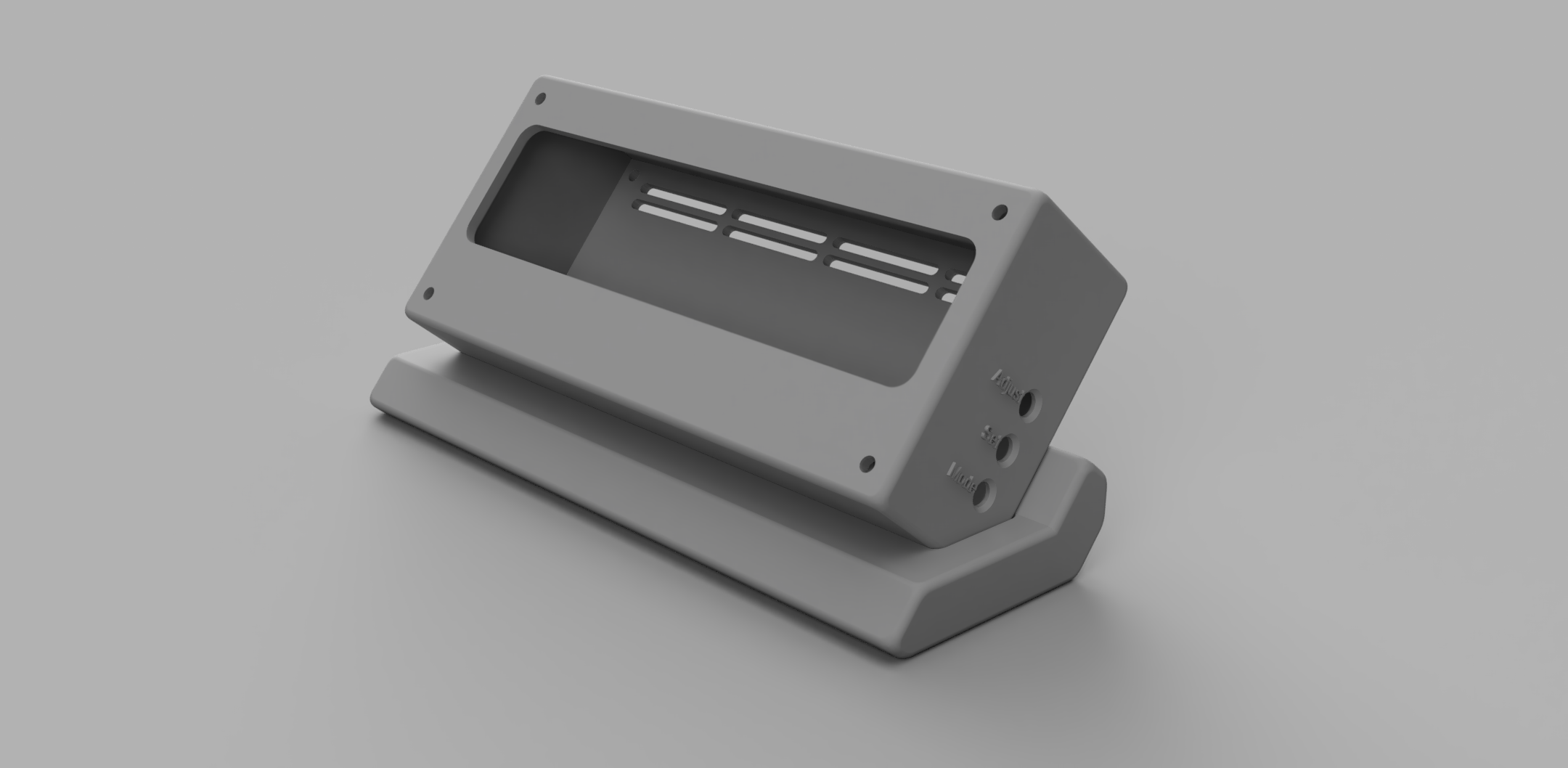 Nixie tube clock case