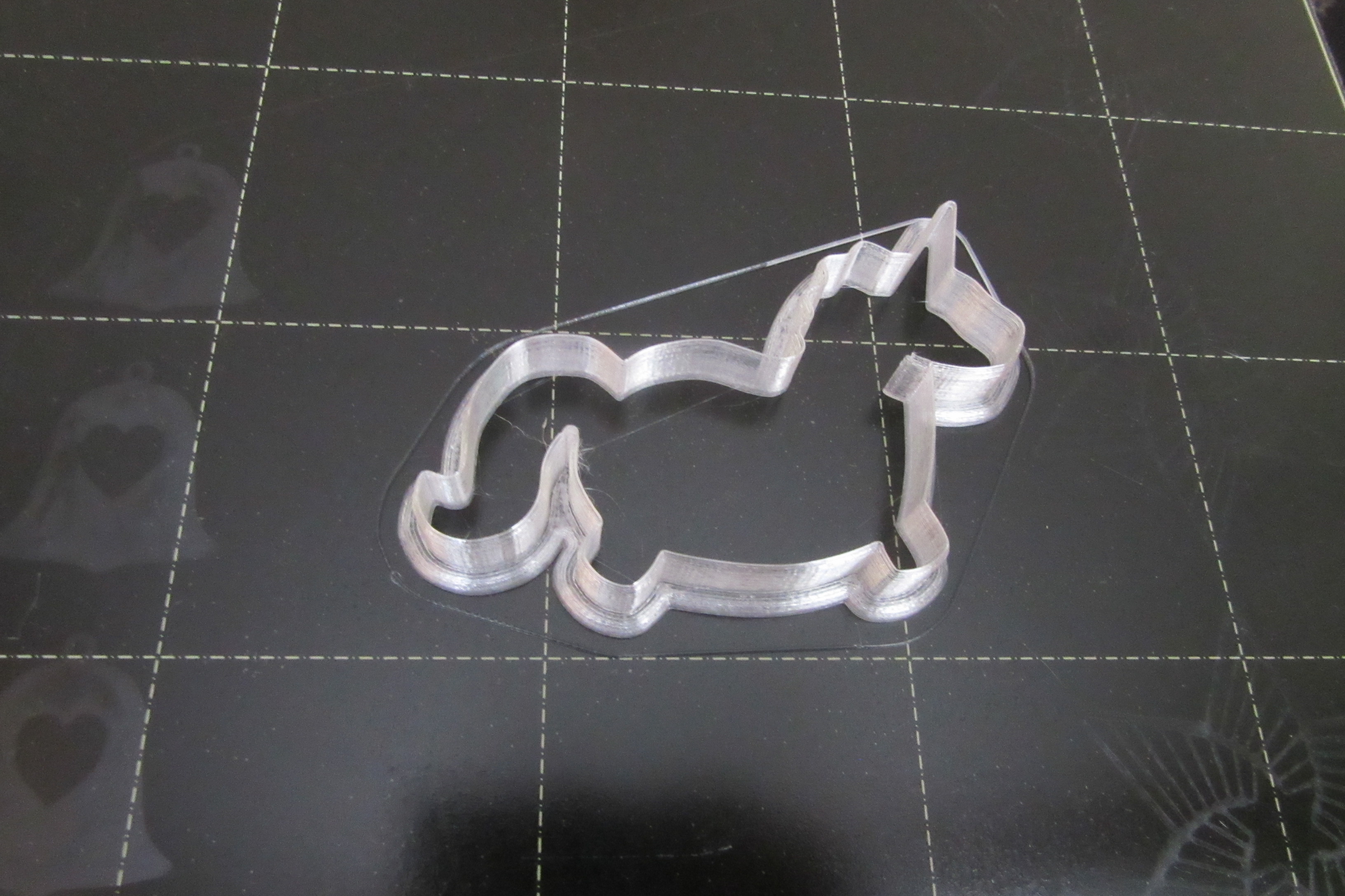 Miniatura 2 do modelo 3D Unicorn cookie cutter