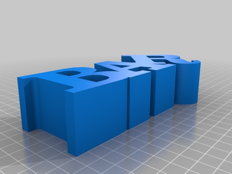 Bar2233 by Cipi | Download free STL model | Printables.com