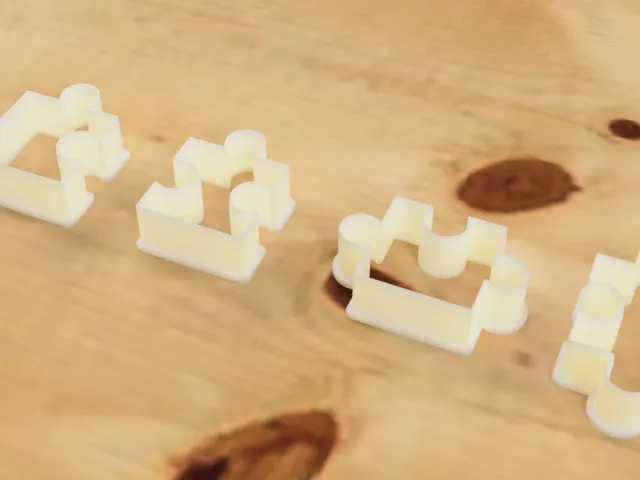 Puzzle Cookie Cutters Set