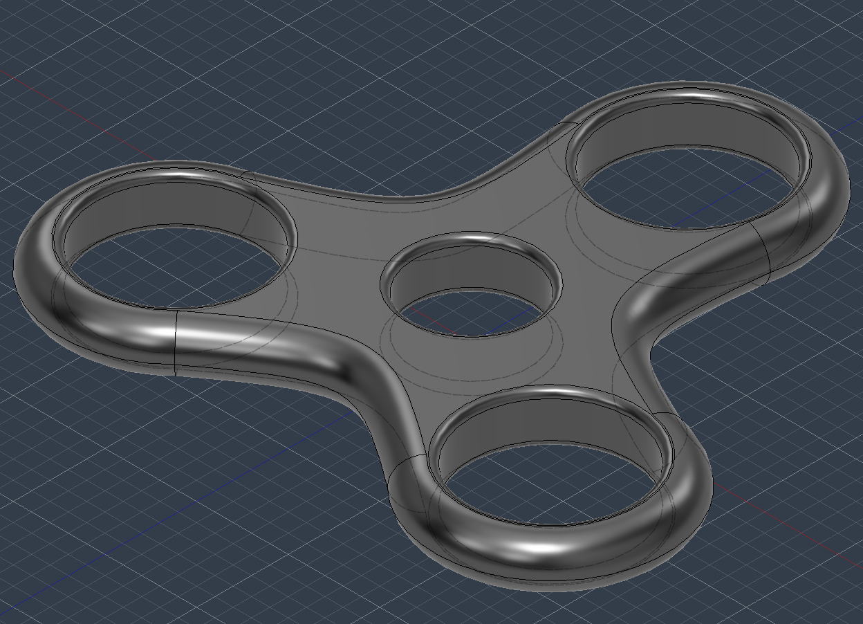 Bearing-less Fidget Spinner