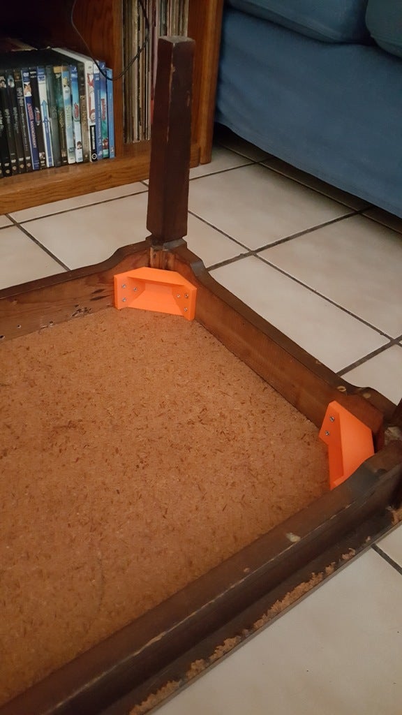 Miniatura 4 do modelo 3D Coffee Table Bracket