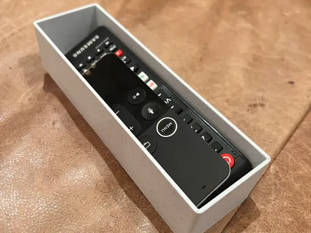 parametric TV remote holder box
