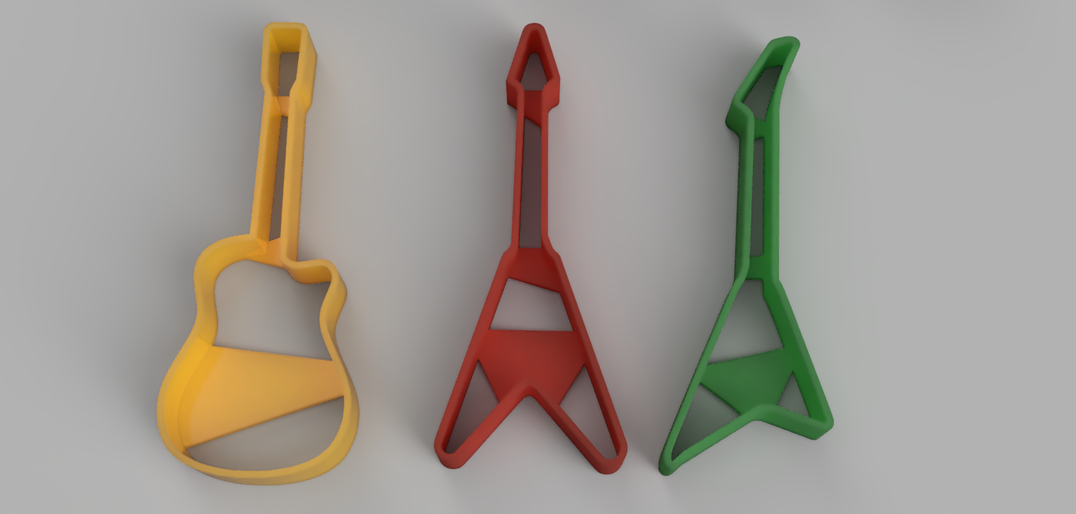 guitar-cookie-cutters-por-arctic-descargar-modelo-stl-gratuito