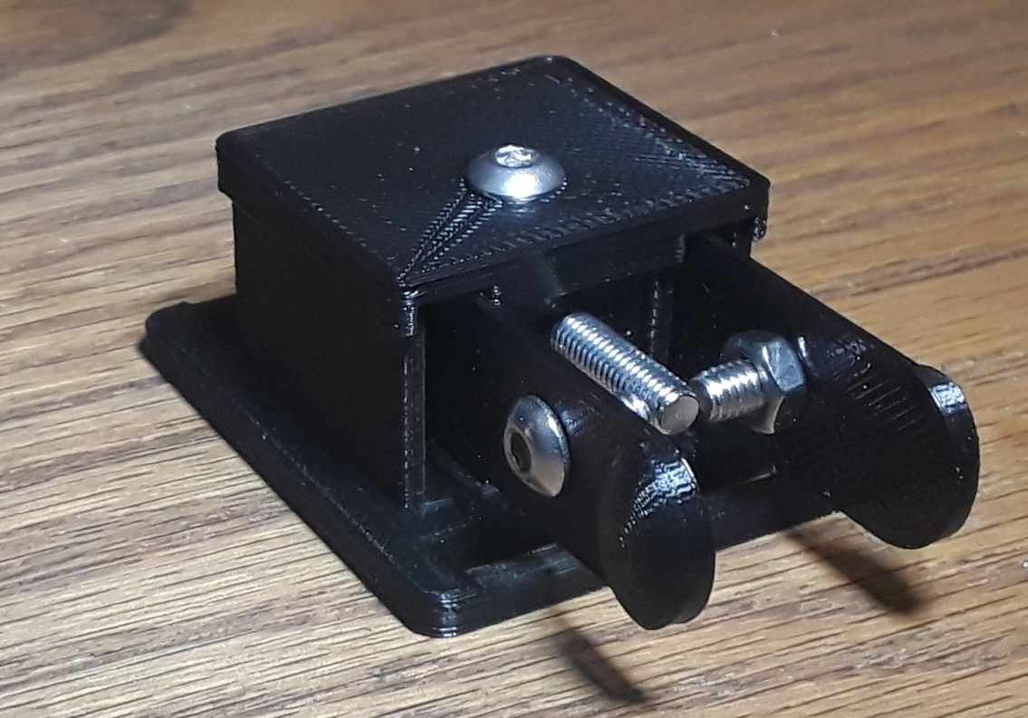 Wrist or leg mounted Morse code paddles. V1