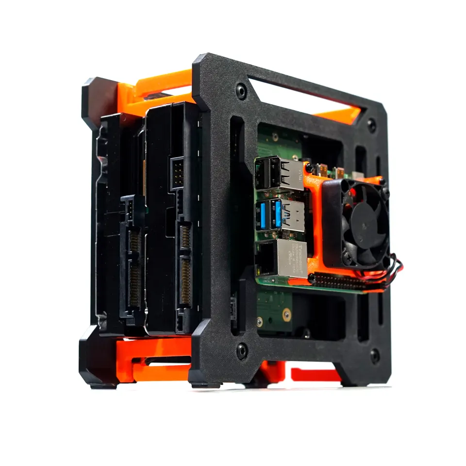 TerraPi Extreme Duo open frame case for Raspberry Pi and 2x 3,5