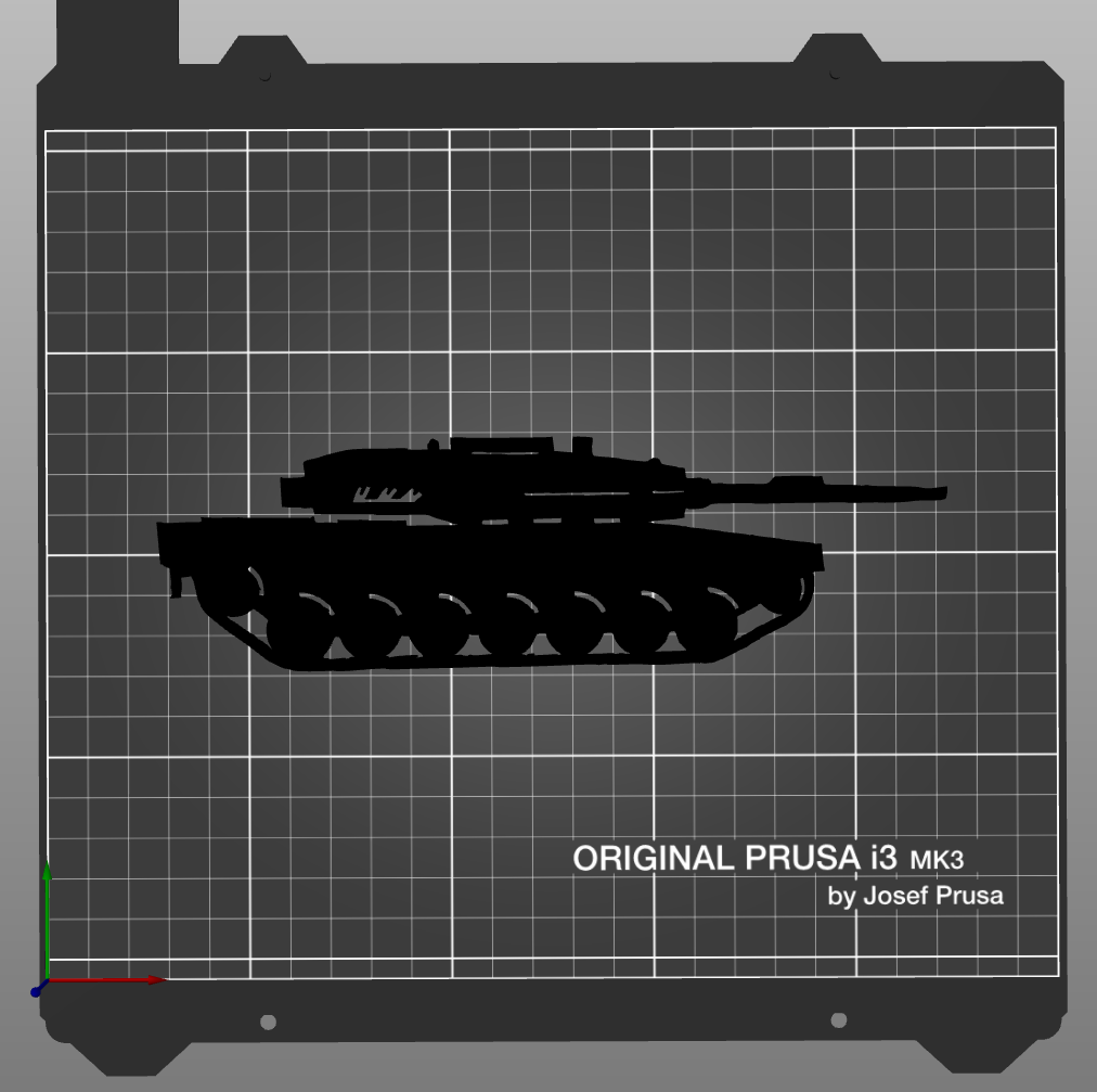 Leopard 2A4 Panzer/Tank by grila007 Download free STL model