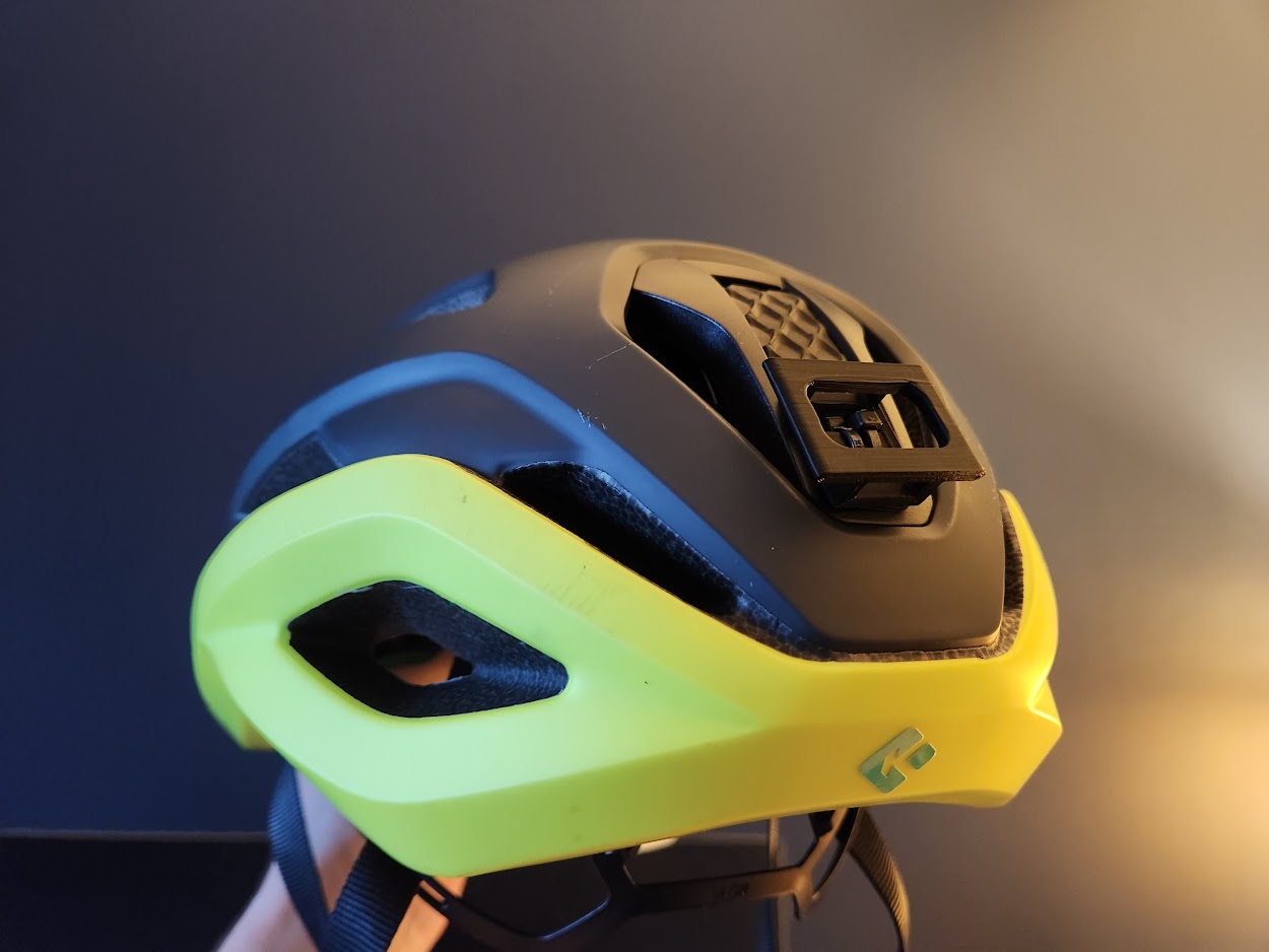 Cycle helmet light mount sale