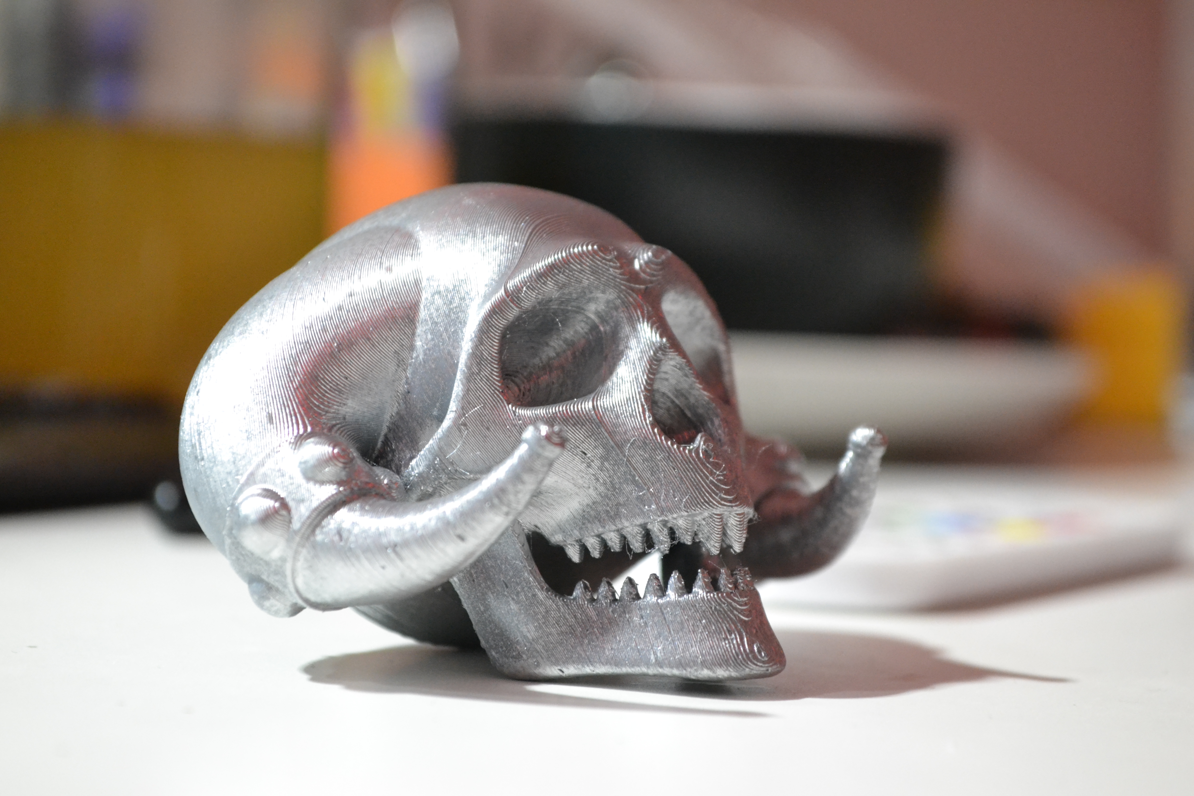 devil skull decoration