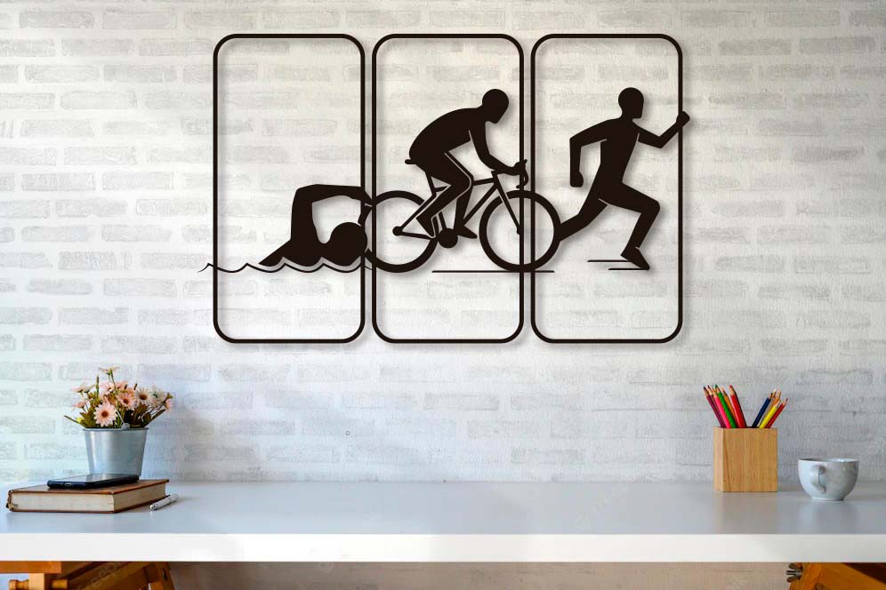 Tríptico Triatlón