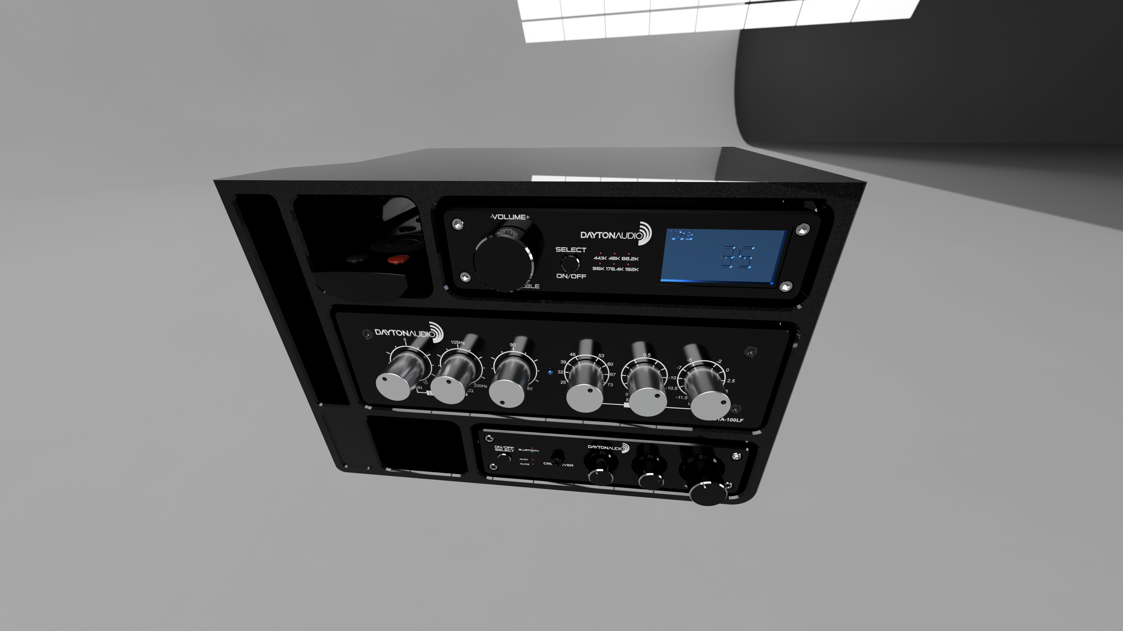 Dayton Audio Amplifier rack by Tomson Design | Download free STL model ...