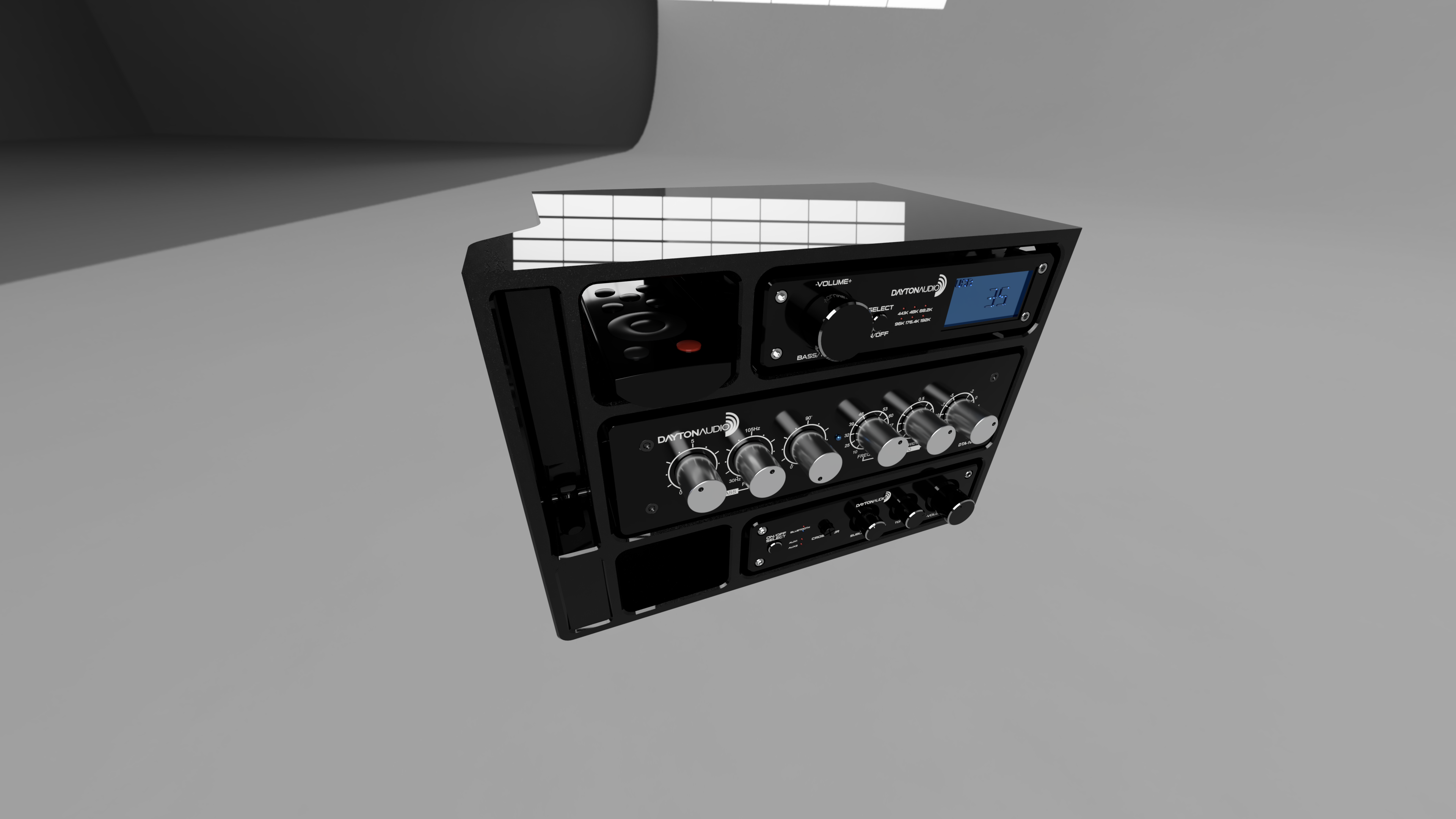 Dayton Audio Amplifier rack by Tomson Design | Download free STL model ...