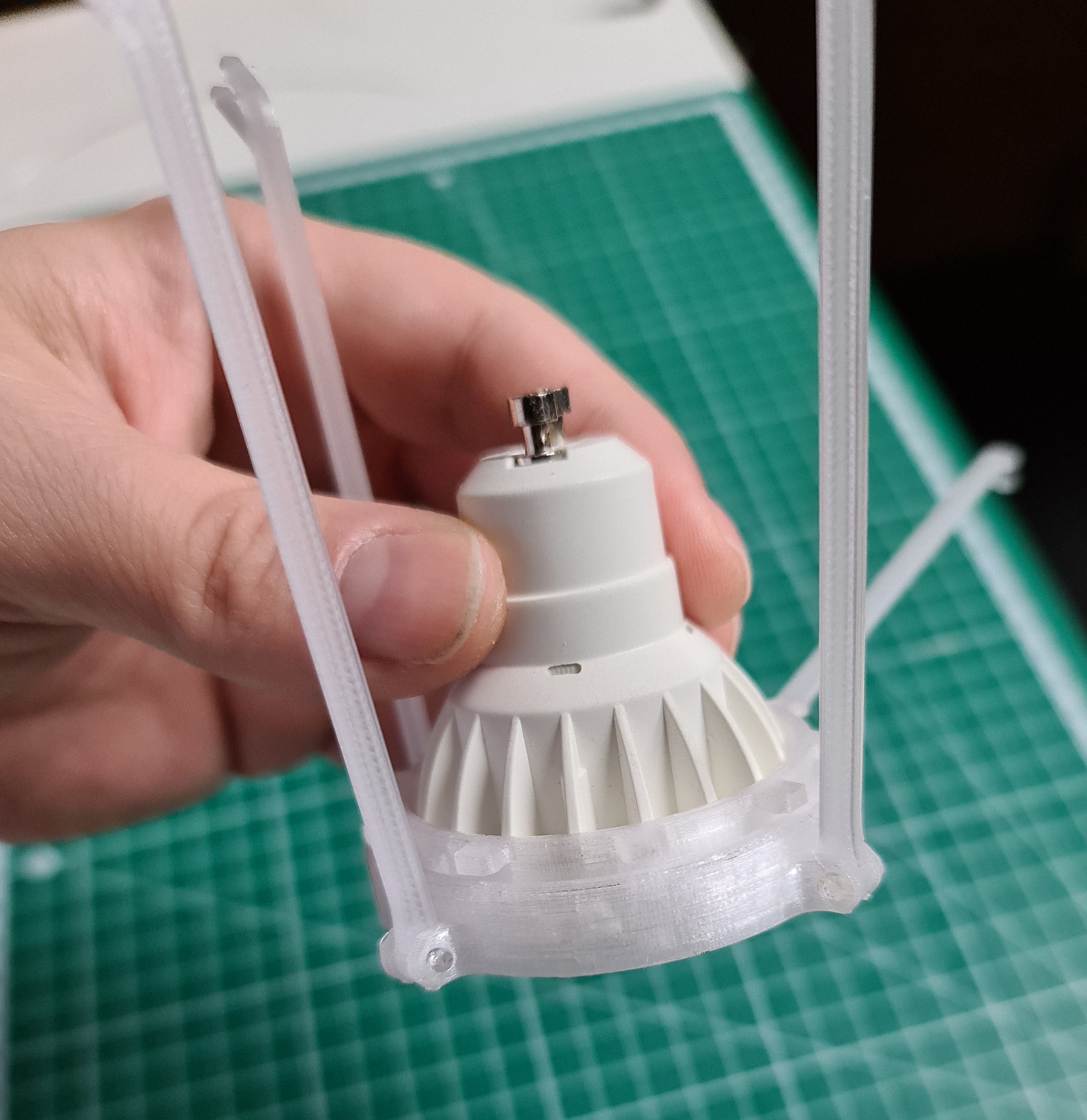 Diffusor Back Instrument Led spotlight diffusors, GU10 or 12 V, led diffusor, glow in the dark ...