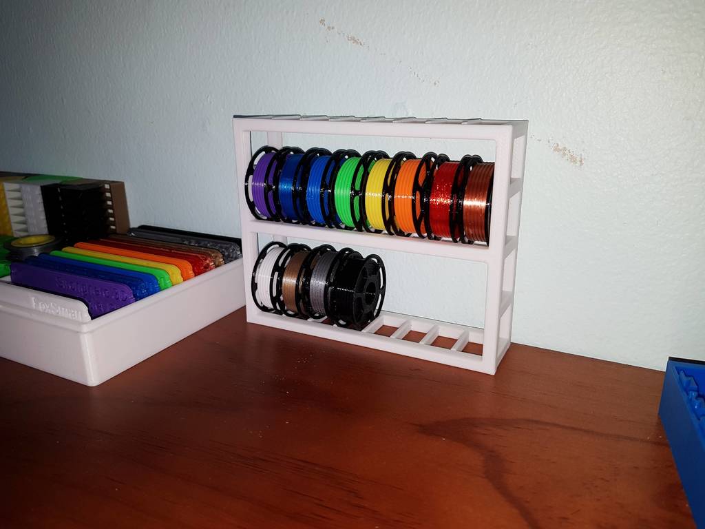 Mini shelf for mini filament spools