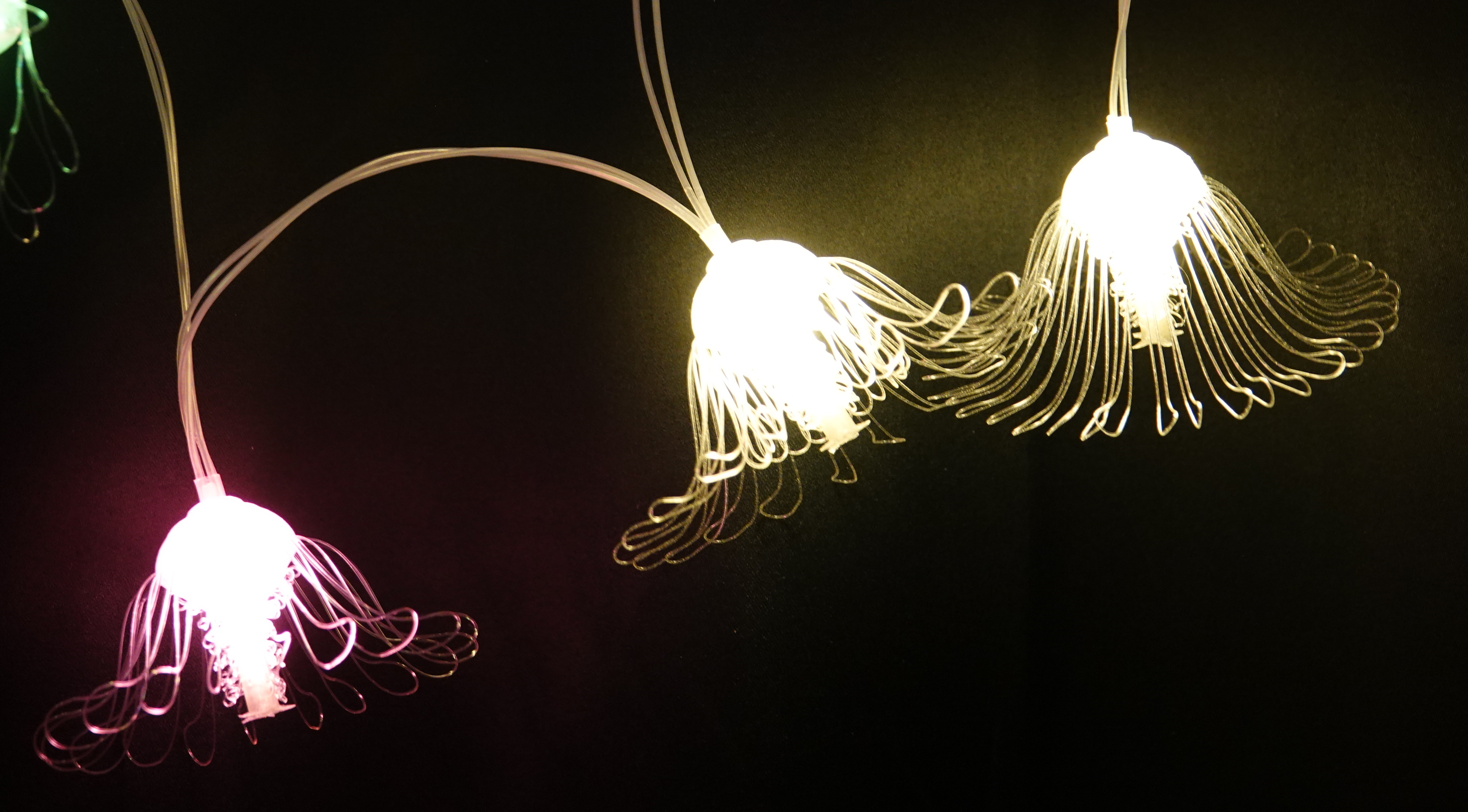 Jellyfish fairy light baubles