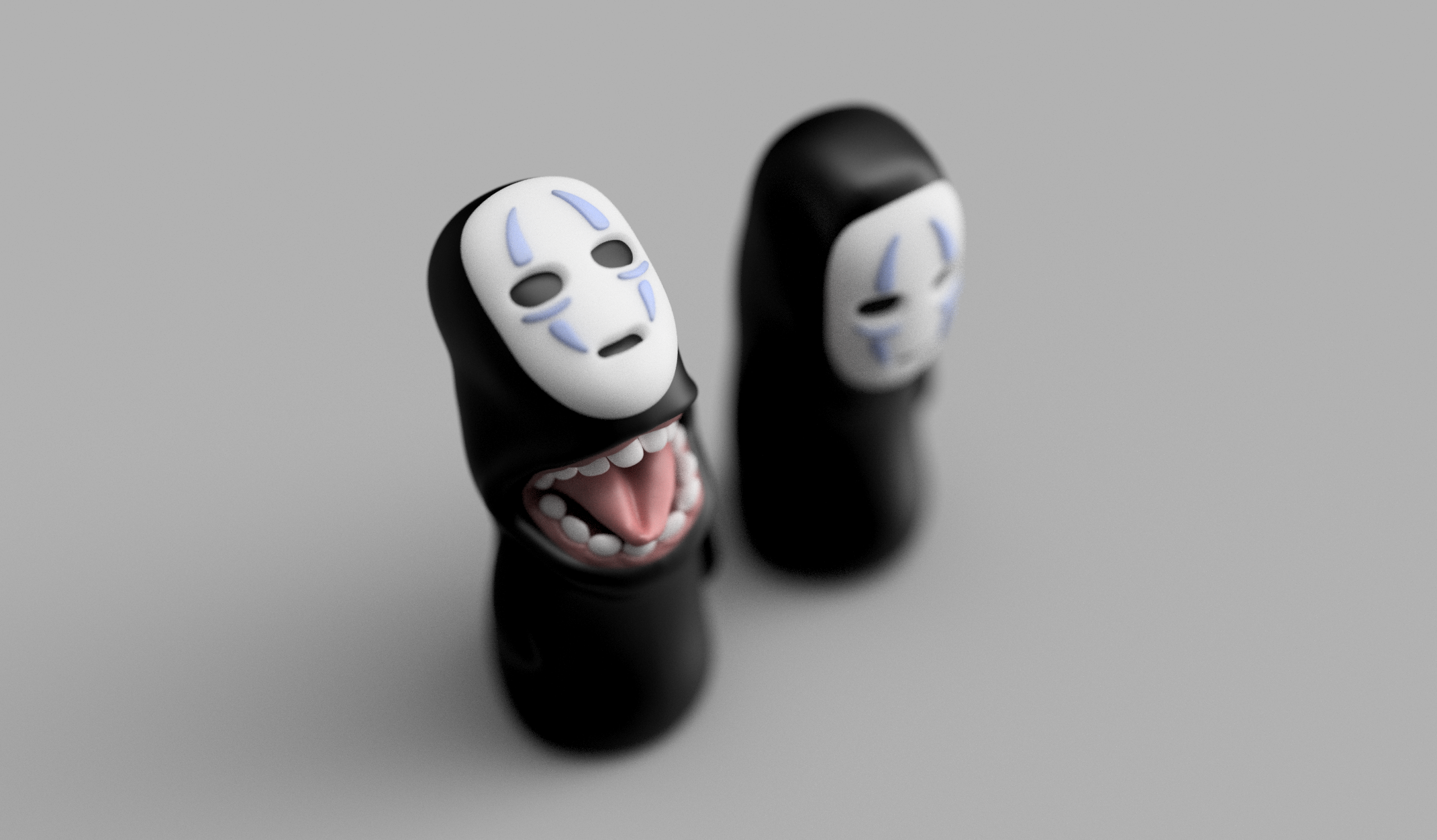 Mini No Face single and multimaterial by Wekster Download free STL