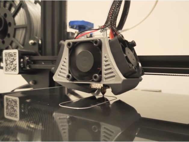 Ender 3 V2 Quiet Fan Shroud/Cover