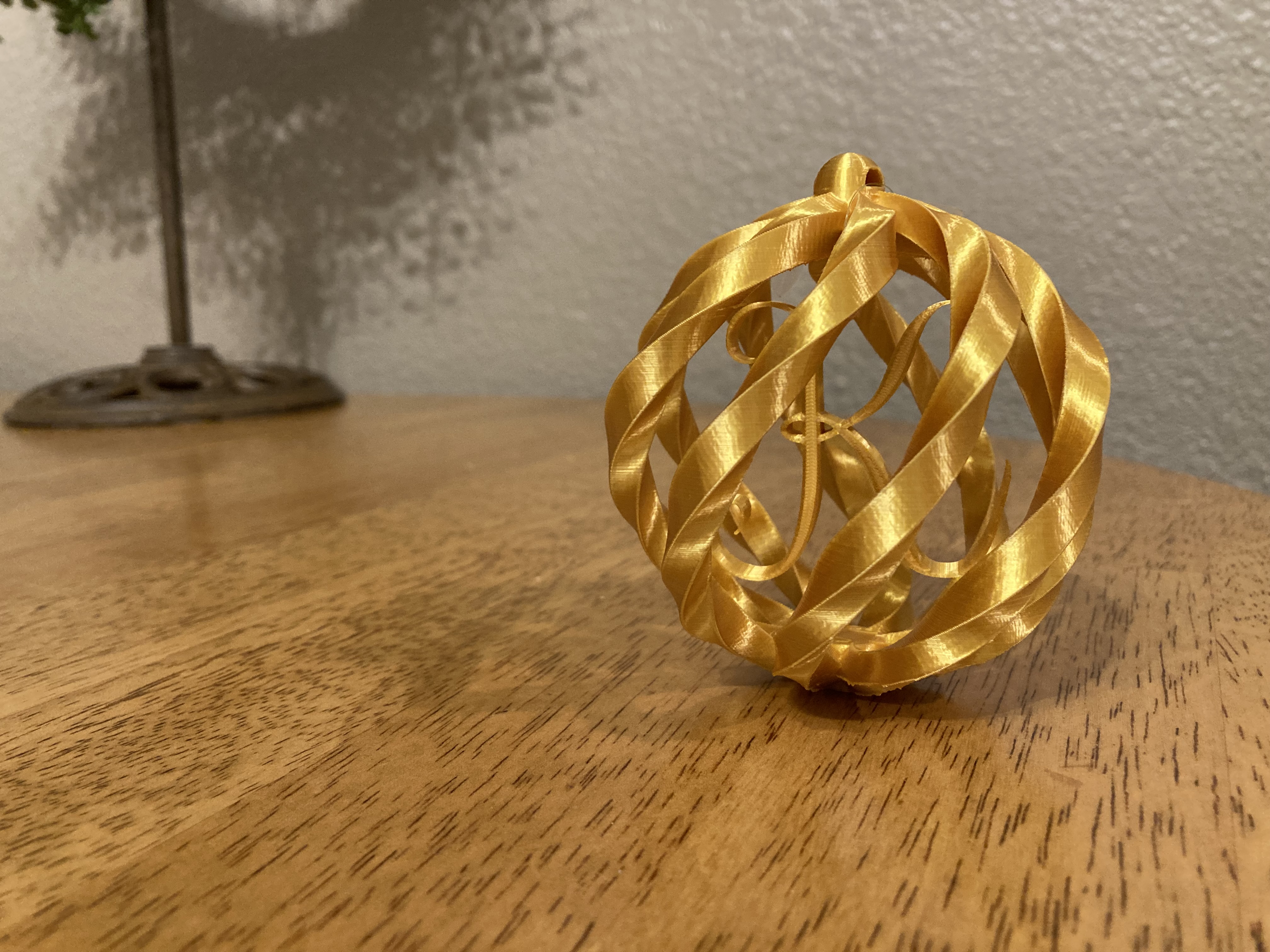 Christmas Ornament with hanging letter