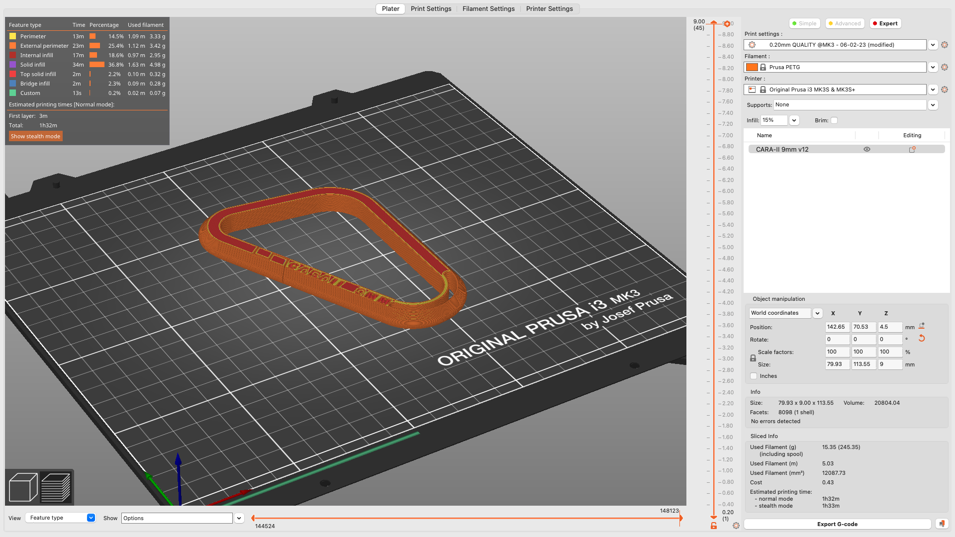 Carabiner Size L by MMichigan Download free STL model