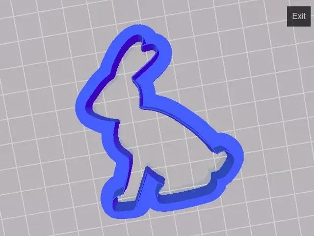 "Hase" (Rabbit / Bunny) Cookie Cutter