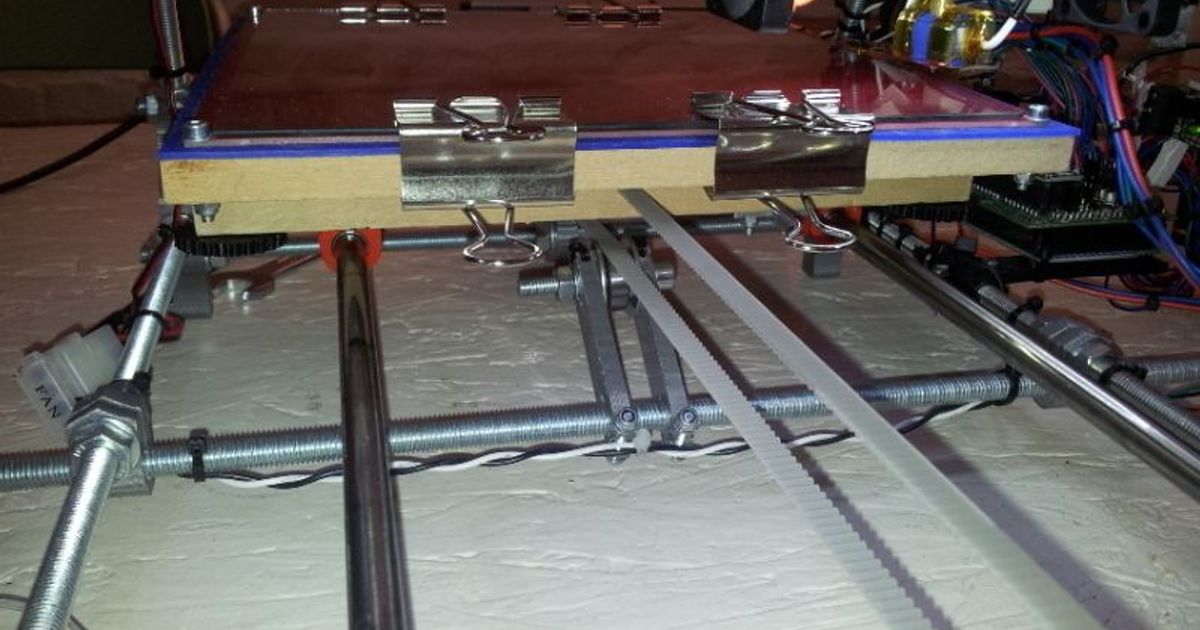 Parametric Yaxis belt tensioner / vibration management by