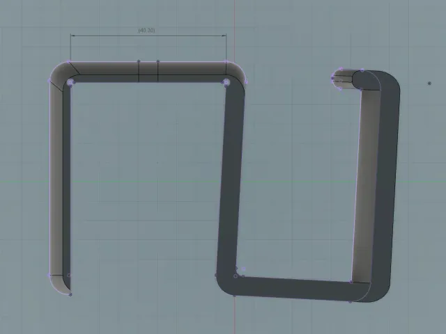 Headphone Table Hook REMIXED to 40mm