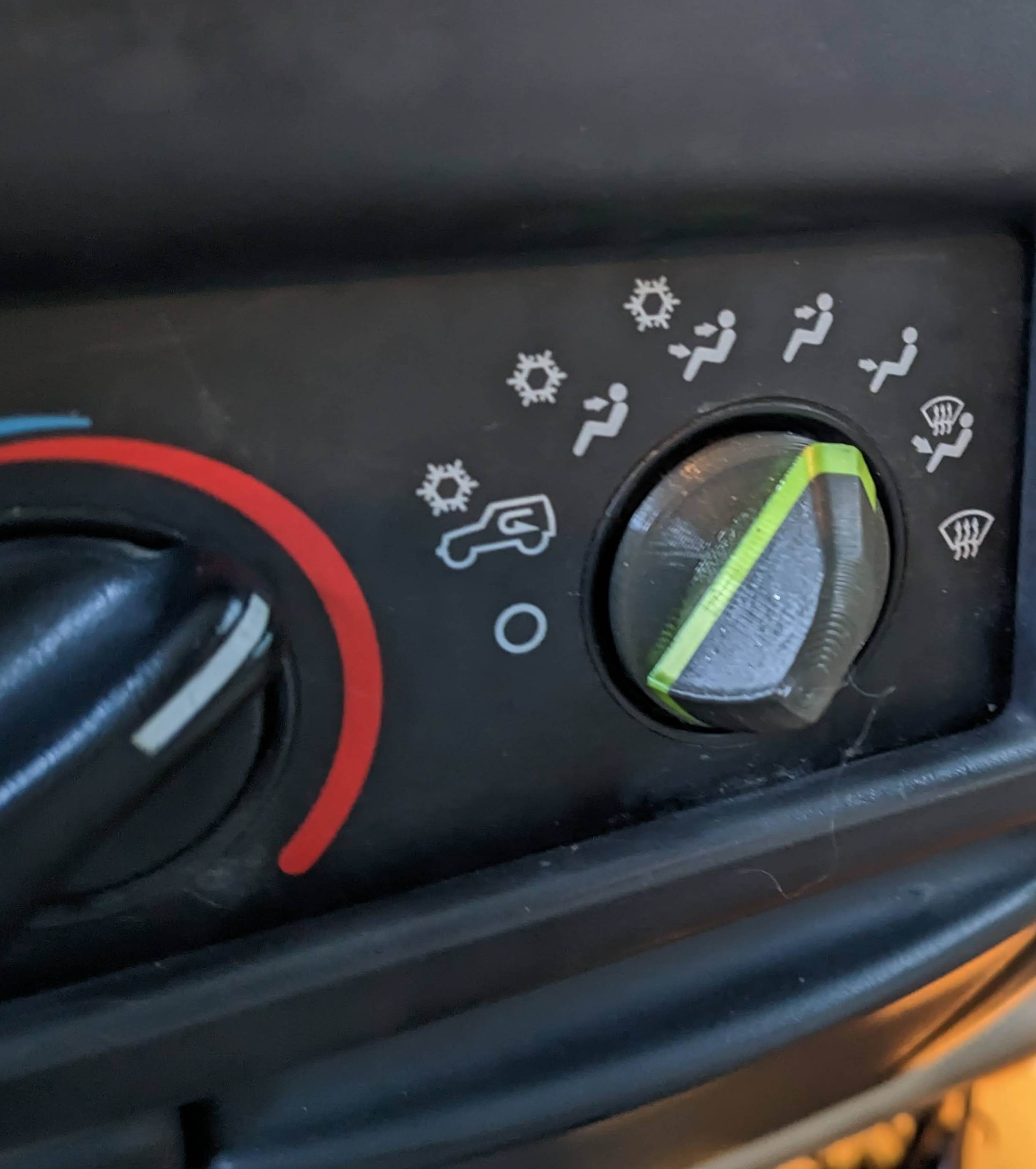 AC/Heater Adjustment Knob by TomM Download free STL model