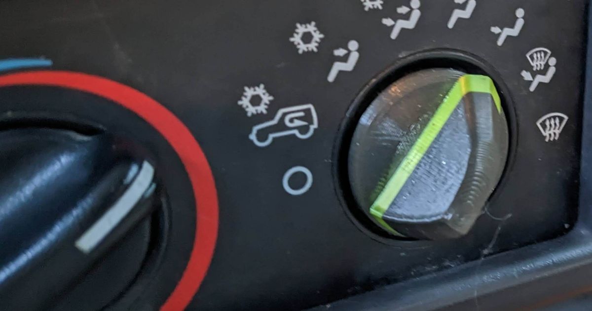 AC/Heater Adjustment Knob by TomM Download free STL model