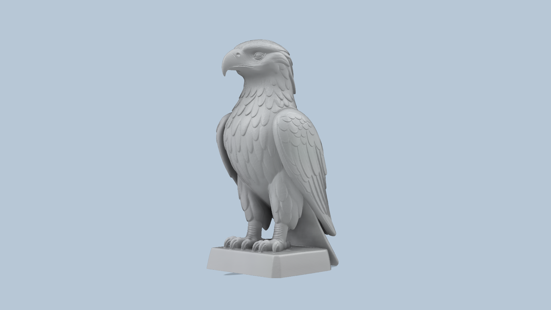 Miniatura 4 do modelo 3D Eagle bust